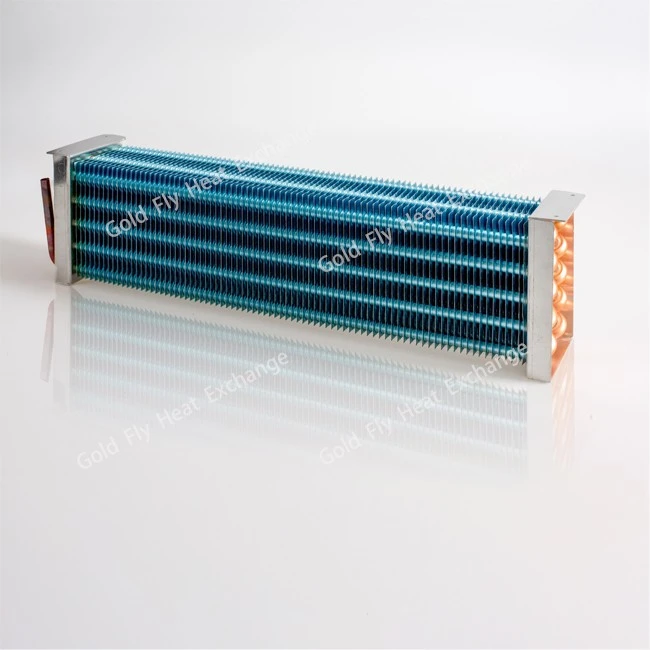Internal Threaded Refrigeration Copper Tube Fin Evaporator factory